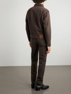 TOM FORD - Cotton-Blend Canvas Jacket - Brown
