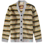 Marni Men's Mohair Stripe Cardigan in Multi