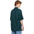 Dries Van Noten Green Floral Shirt