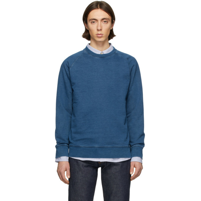 Photo: A.P.C. Indigo Robert Sweatshirt