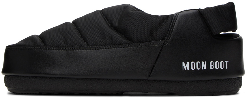 Moon Boot Black Evolution Slippers