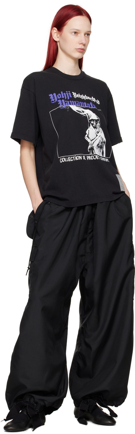 YOHJI YAMAMOTO Black NEIGHBORHOOD Edition T-Shirt