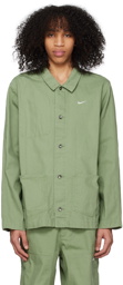 Nike Green Embroidered Jacket