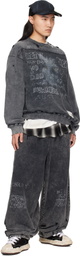 Maison MIHARA YASUHIRO Gray Distressed Sweatshirt