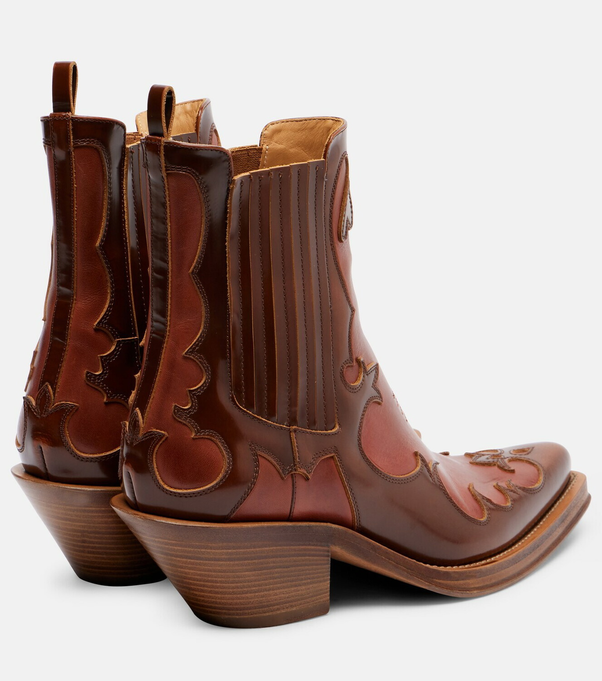 Gabriela Hearst Cassidy leather cowboy boots