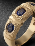 Bleue Burnham - 9-Karat Gold Sapphire Ring - Gold
