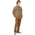 WACKO MARIA Beige Leopard Army Shirt