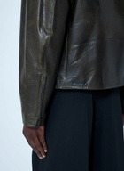 Lemaire Leather Zip Jacket
