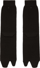 Maison Margiela Brown Bootleg Tabi Socks