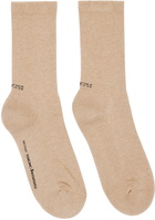 SOCKSSS Two-Pack Beige Socks