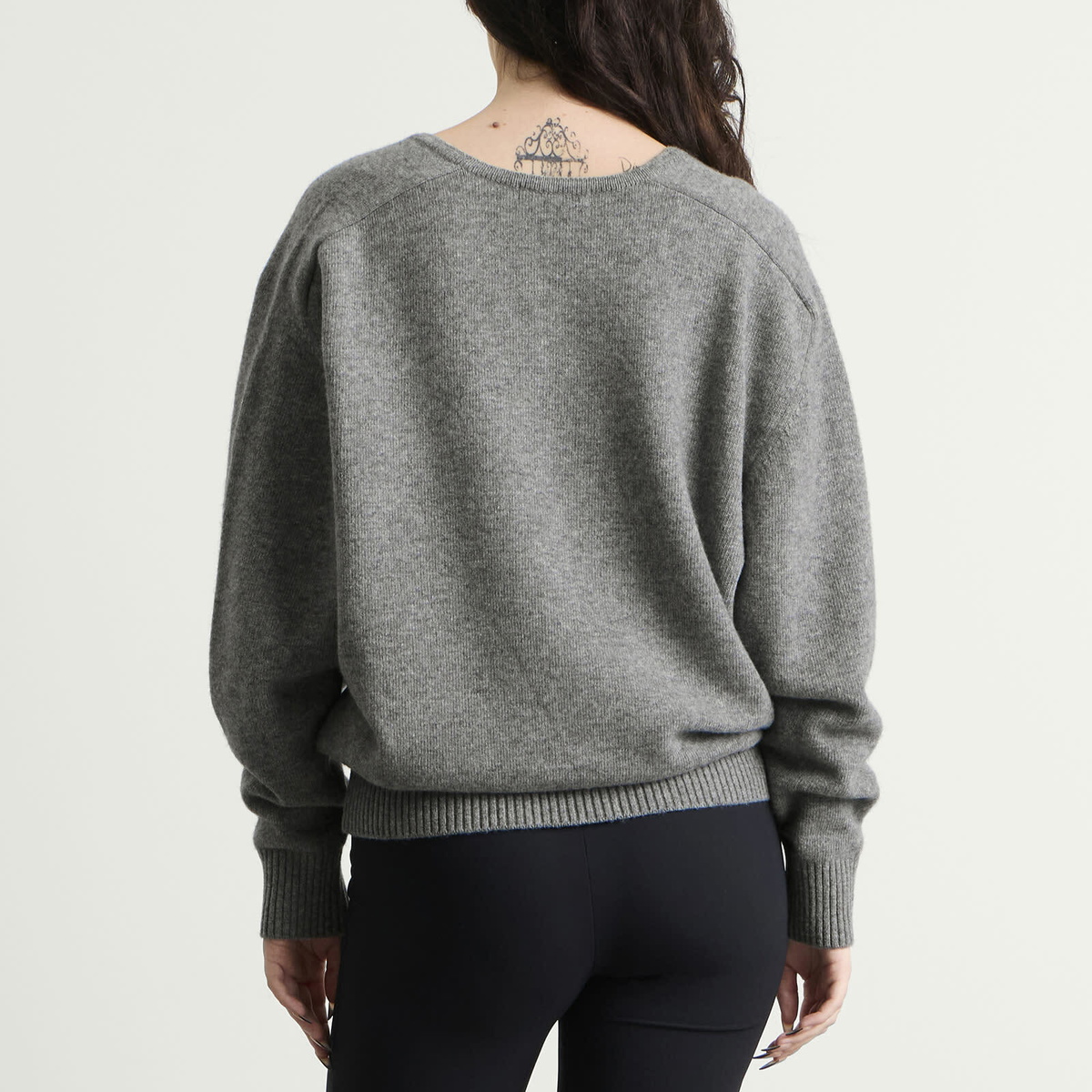 Nothing Written Women's Carna V-Neck Pullover in Gray