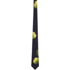 Paul Smith 50th Anniversary Black and Green Apple Tie