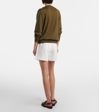 Ralph Lauren Collection Denise belted linen shorts