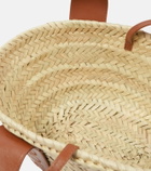 Chloe - Sense Mini raffia tote bag