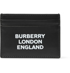 Burberry - Logo-Print Leather Cardholder - Black