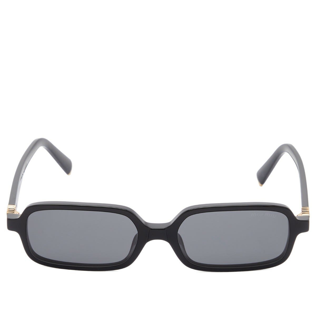 Miu Miu Eyewear Women's 11ZS Sunglasses in Black/Dark Grey 