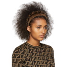 Fendi Beige and Brown Forever Fendi Headband