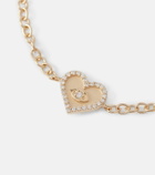 Sydney Evan 14kt gold bracelet with diamonds