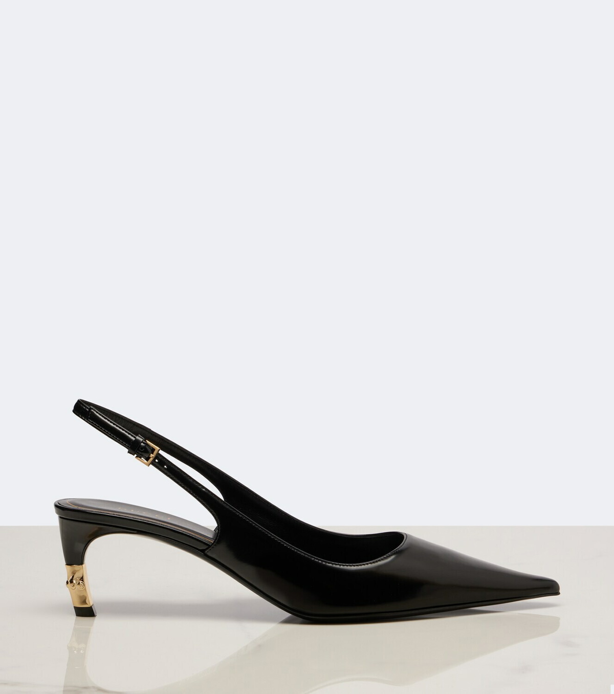 Gucci Eva leather slingback pumps