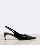Gucci Eva leather slingback pumps