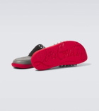 Christian Louboutin Take It Easy perforated spiked slides
