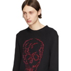 Alexander McQueen Black Skull Sweater