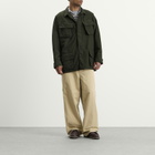 Beams Plus Men's Ripstop Fatique Jacket in Olive