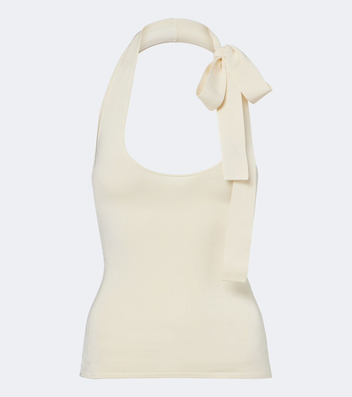 Zimmermann Fairlight knitted halterneck top