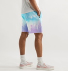 AMIRI - Tie-Dyed Loopback Jersey Drawstring Shorts - Multi