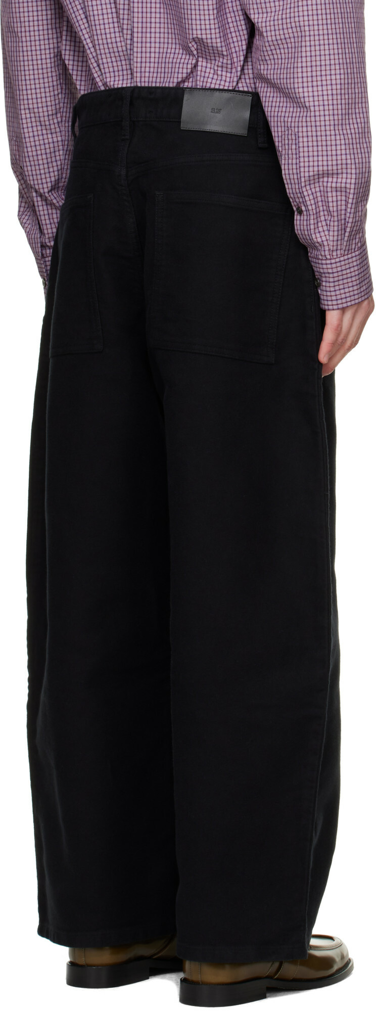 Studio Nicholson Black Paolo Trousers