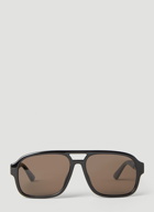 Gucci - Aviator Sunglasses in Black