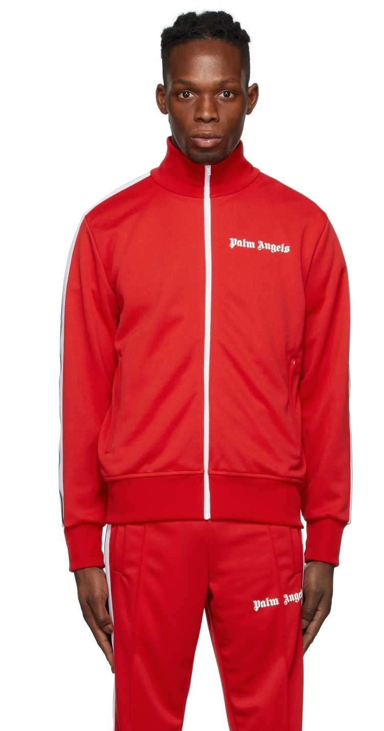 Palm Angels Red Classic Track Jacket Palm Angels