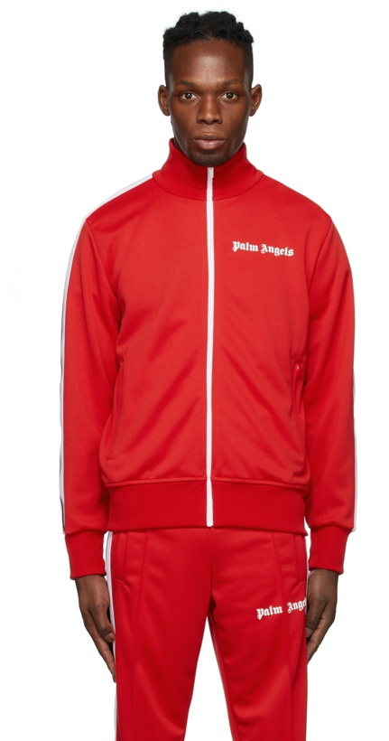 Photo: Palm Angels Red Classic Track Jacket