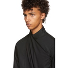 Balmain Black Draped Shirt