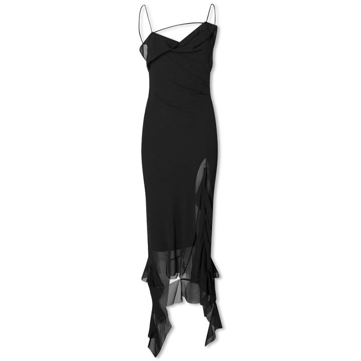 Photo: Acne Studios Women's Delouise Chiffon Dress in Black
