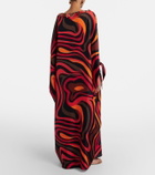 Pucci Marmo embellished silk twill kaftan