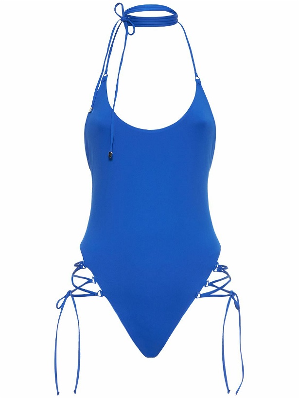 Photo: THE ATTICO Side-ties One Piece Swimsuit