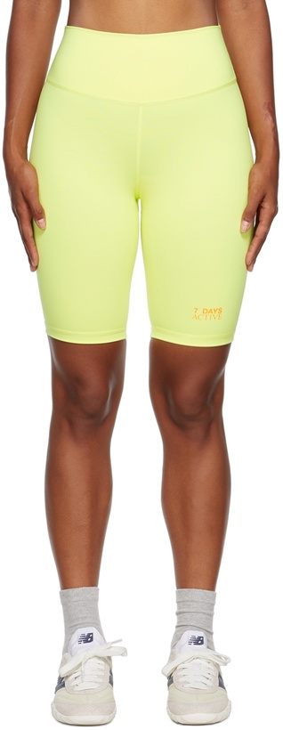 Photo: 7 DAYS Active Green Bike Sport Shorts