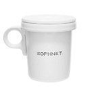 SOPHNET. Men's Enamel Mug in White