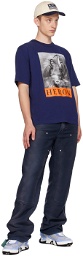 Heron Preston Navy 'Heron' T-Shirt