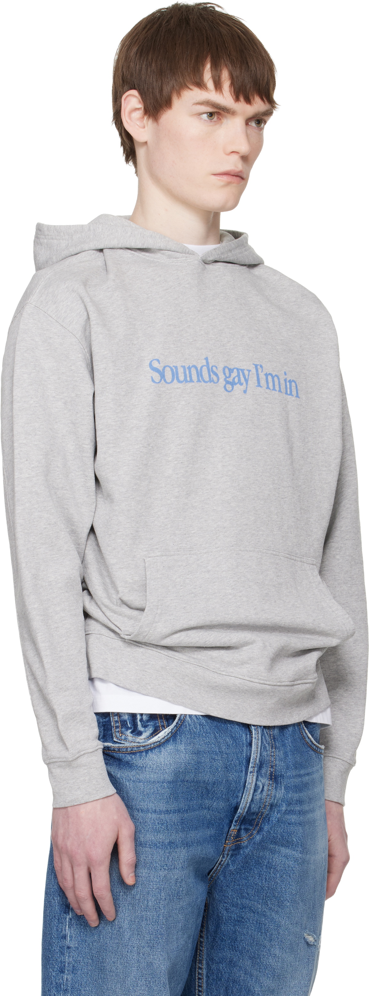 Carne Bollente Gray Sadao Hasegawa 'Echoes of Eros' Hoodie