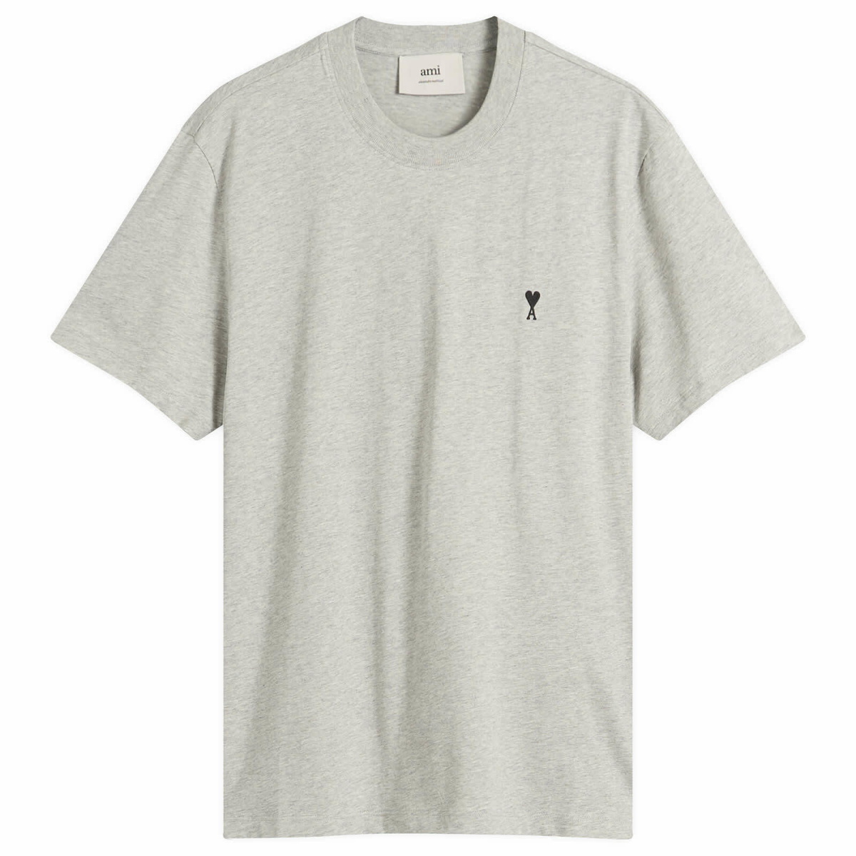 AMI Paris Men's Long Sleeve Small A Heart T-Shirt in Black AMI