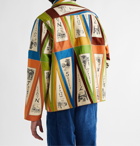 BODE - Souvenir Camp-Collar Patchwork Merino Wool-Twill Jacket - Multi
