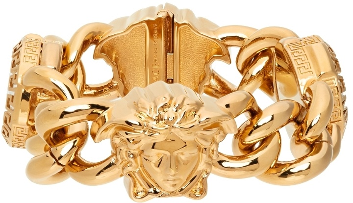 Photo: Versace Gold Medusa Crystal Bracelet