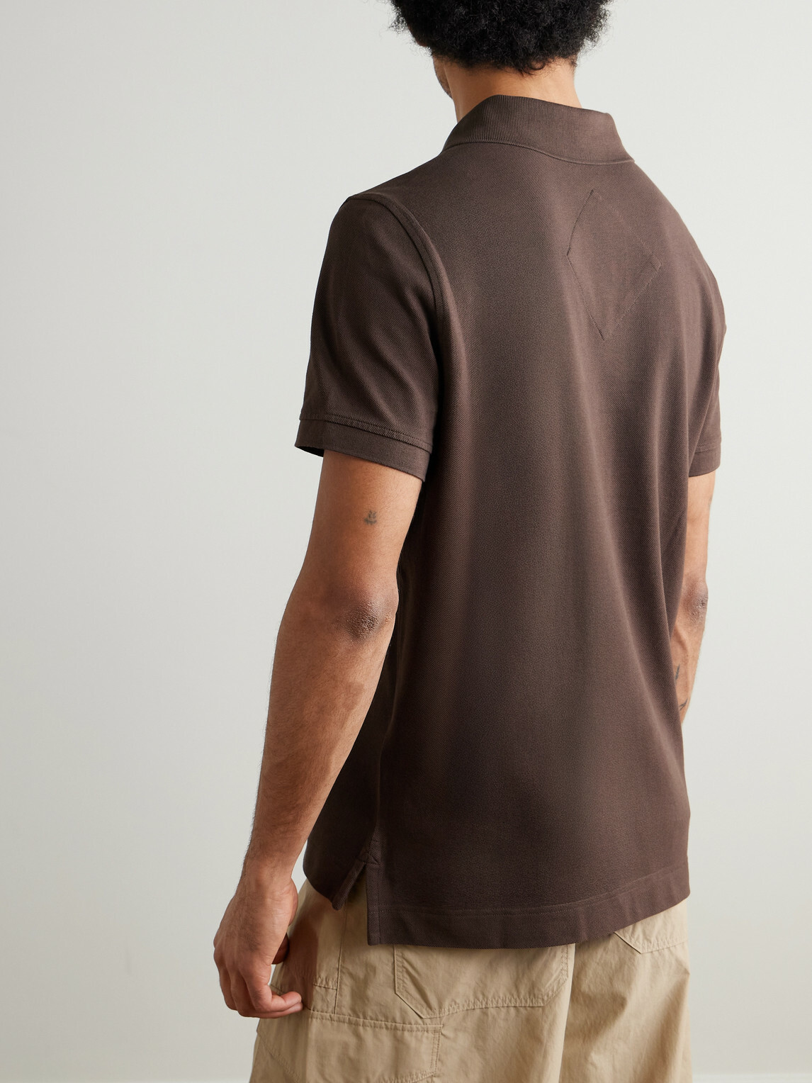 Canada Goose - Beckley Logo-Appliquéd Cotton-Piqué Polo Shirt - Brown