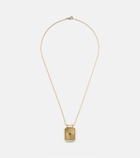 Marie Lichtenberg Love 18kt gold pendant necklace with ruby