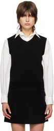 Dunst Black V-Neck Vest