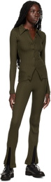 Elleme Khaki Vented Trousers