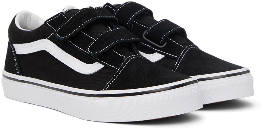 Black vans sales big kids