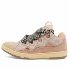 Lanvin Men's Curb Sneaker in Pale Pink